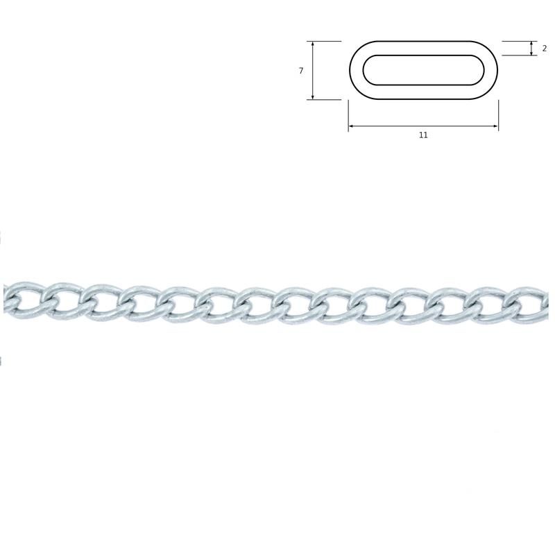 KETTEN - 1 Meter Gourmetkette 2mm