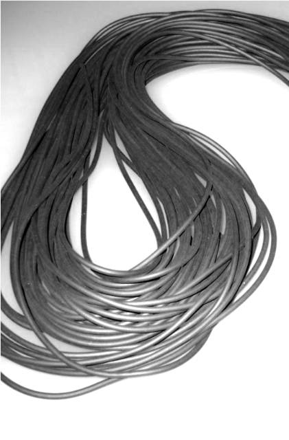 BASTEL - Rundgummi voll 5mm pro Meter