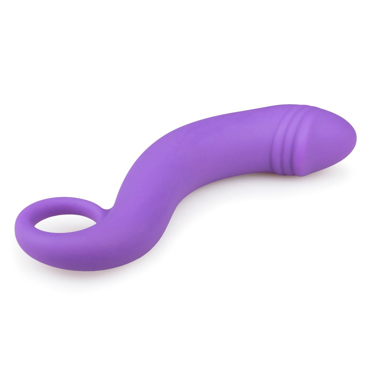 Anal Prostata-Dildo aus Silikon – Lila