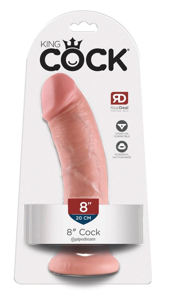 wenn Dildo, dann COCK! 8 Inch / 20 cm in hell!