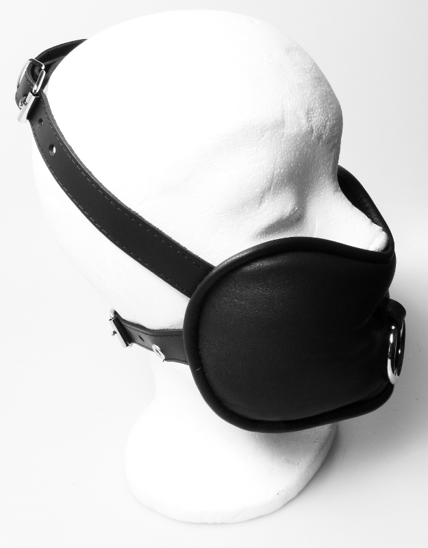 Soft Binde mit Knebel - schwarz