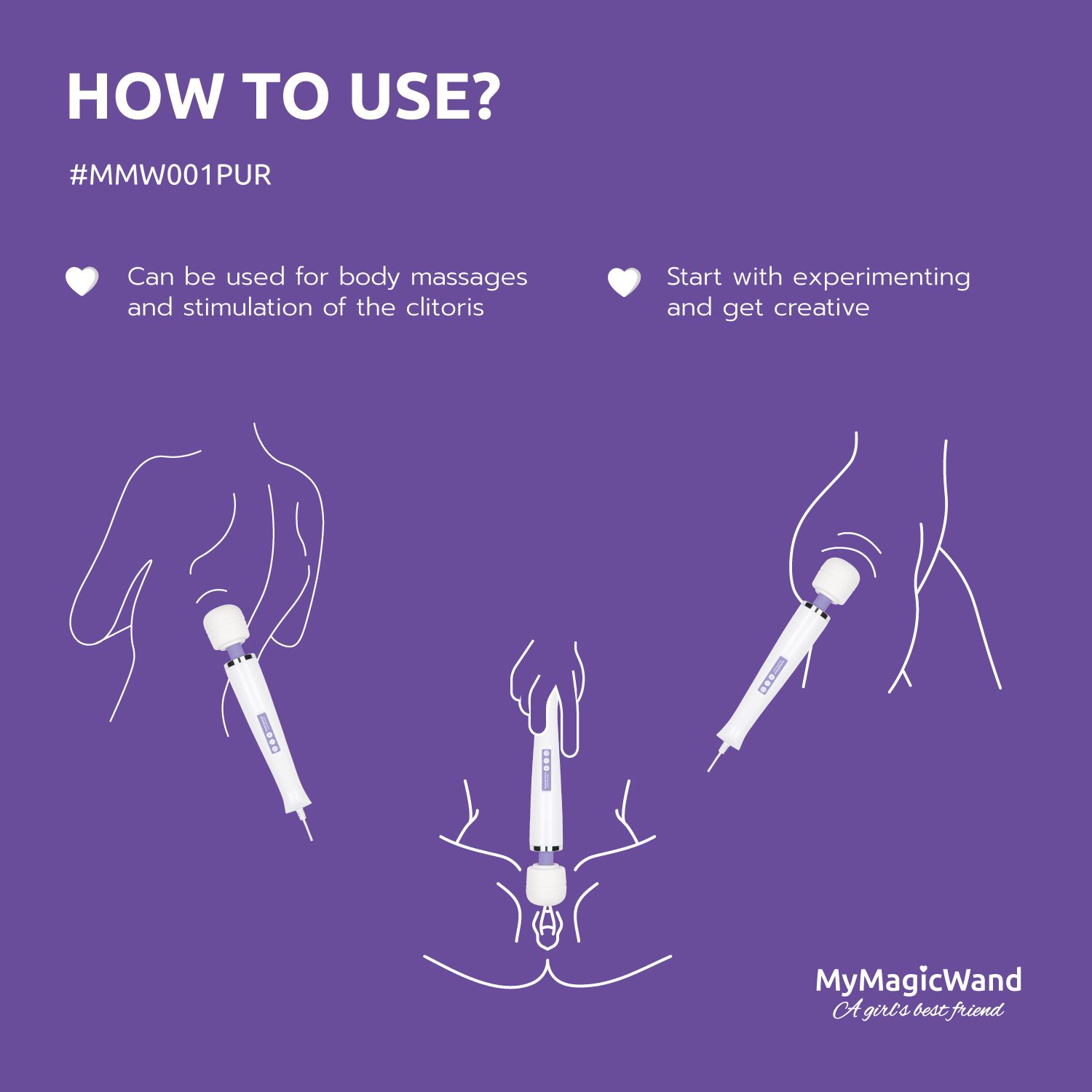 MyMagicWand Wand-Vibrator – Violett